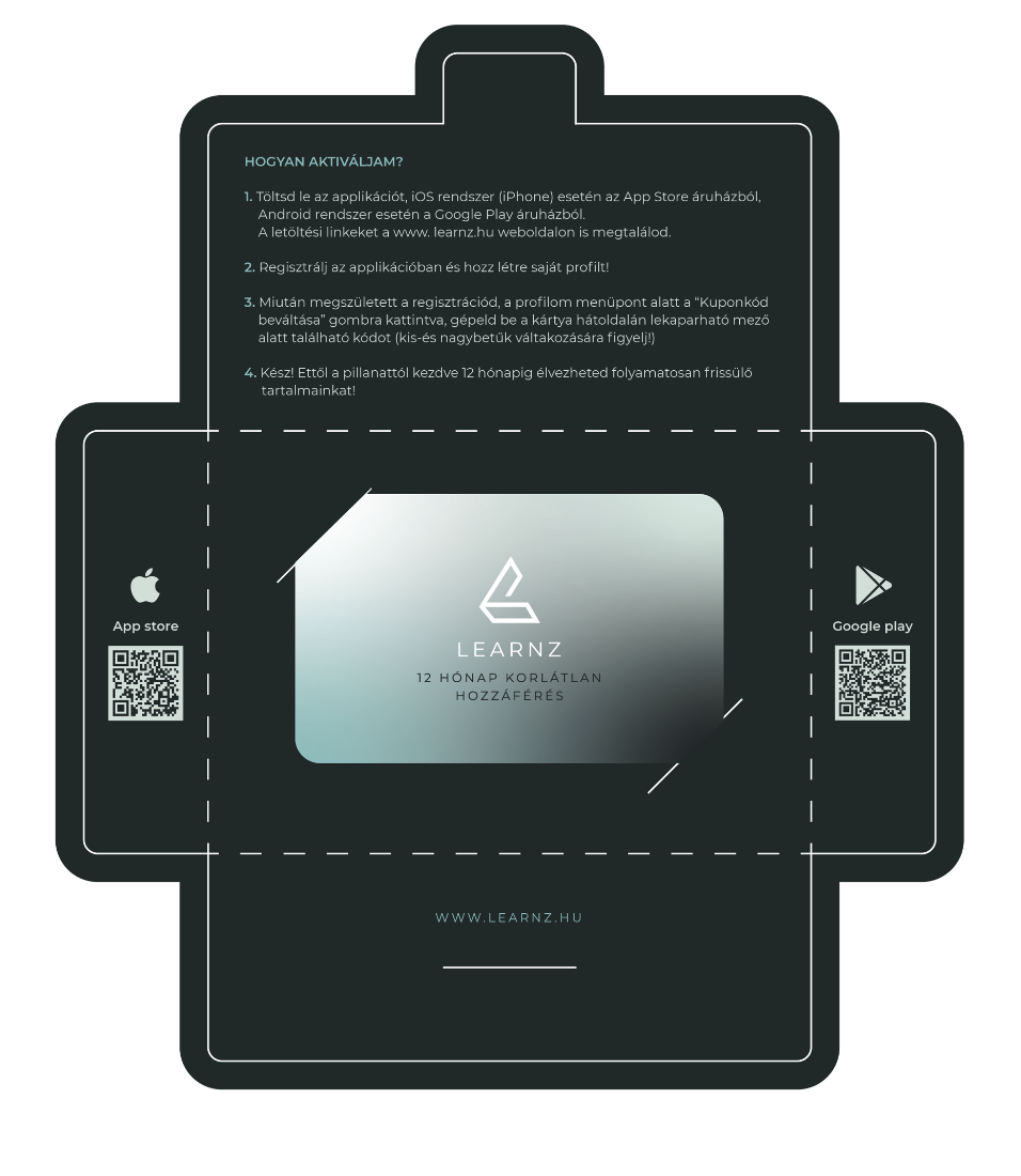 LEARNZ Unlimited Access plastic card