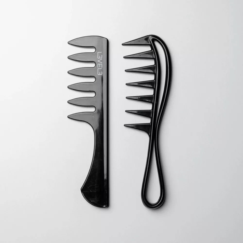 L3VEL3 - Styling Comb - 2 Darabos Fésű Szett